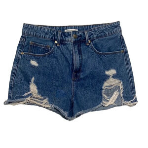 Good American Good Vintage Cutoff Distressed High Rise Shorts-sz 26